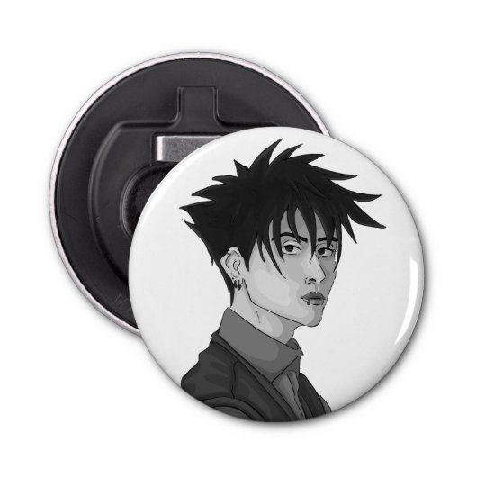 Jujutsu Kaisen Button Flesopener (Voorkant)