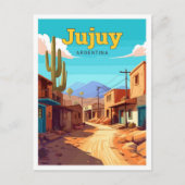 Jujuy Argentina Travel Illustratie Briefkaart (Voorkant)