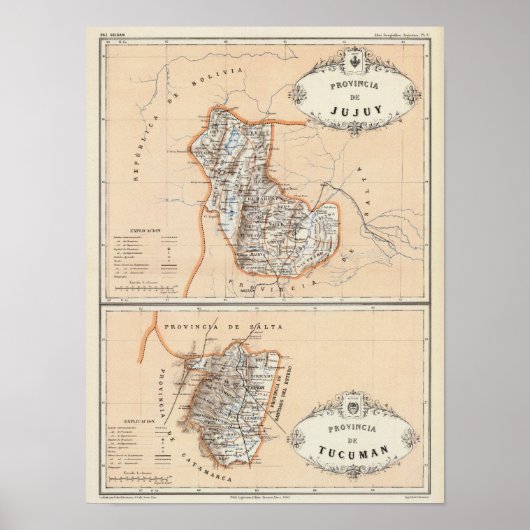 Jujuy en Tucuman, Argentinië Poster (Voorkant)