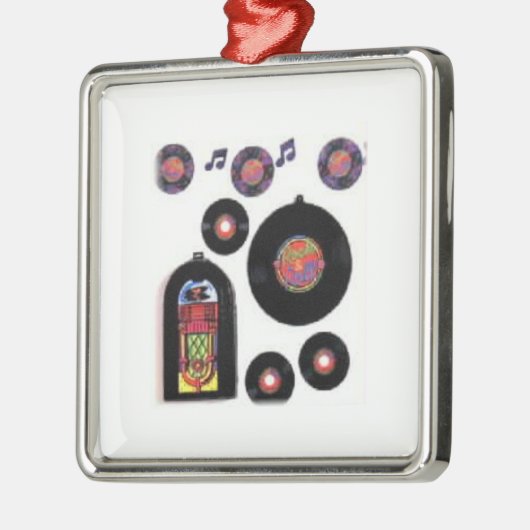 JUKE BOX EN DE 50 CHRISTMAS ORNAMENT (Links)