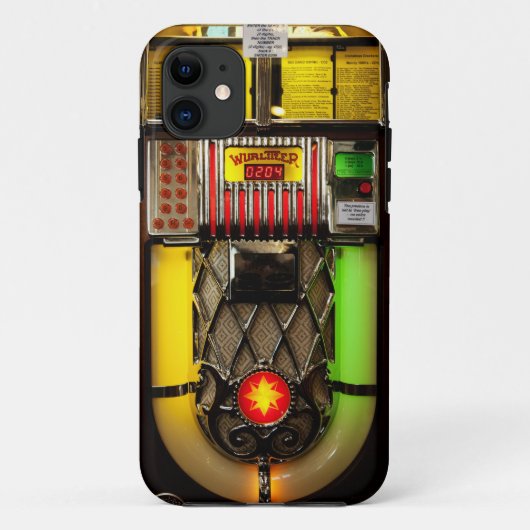 Juke Box Hoesje-Mate iPhone Case (Achterkant)