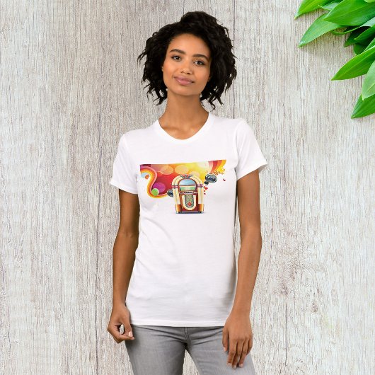 Juke Box Music Womens T-Shirt