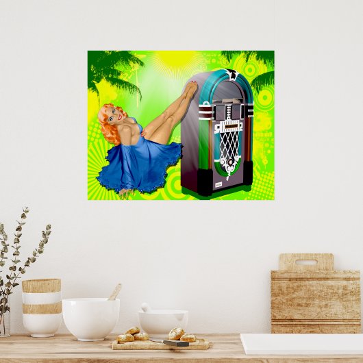Juke Box Poster (Keuken)