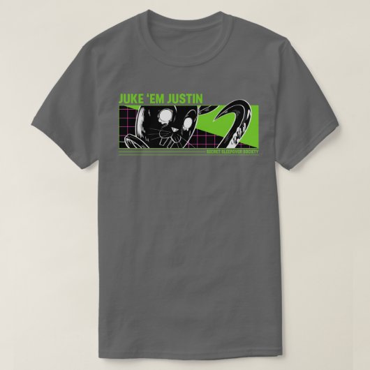 Juke em Justin T-shirt (Design voorkant)