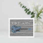 Juke Joint Retro Sign Briefkaart (Staand voorkant)