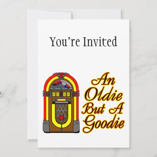 Jukebox an Oldie, maar a Goodie Kaart (Voorkant)