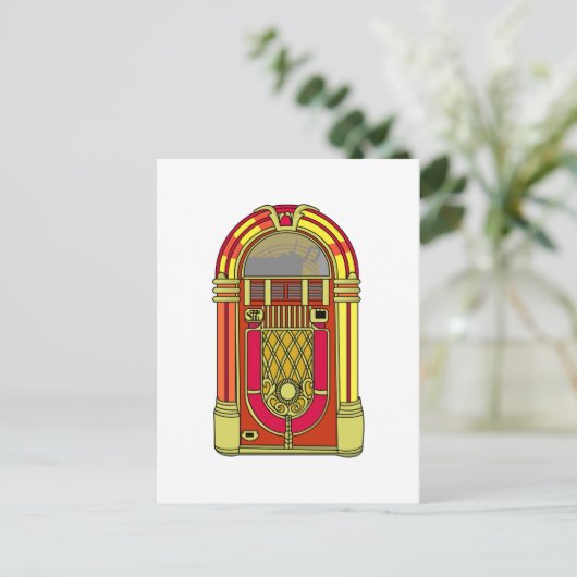 Jukebox Briefkaart (Staand voorkant)