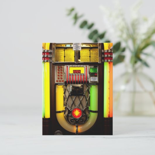 Jukebox Briefkaart (Staand voorkant)