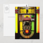 Jukebox Briefkaart (Voorkant / Achterkant)