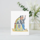Jukebox Briefkaart (Staand voorkant)