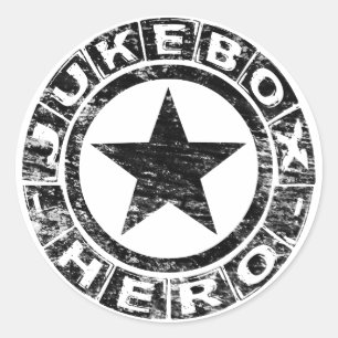 Jukebox Hero Ronde Sticker
