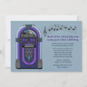 Jukebox Invitation Kaart (Voorkant)