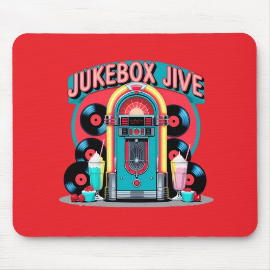 Jukebox Jive Muismat (Voorkant)