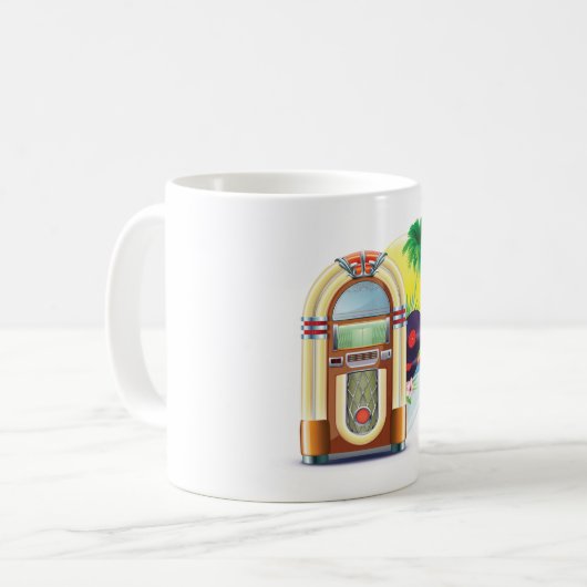 Jukebox Music Koffiemok (Voorkant links)