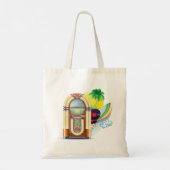 Jukebox Music Tote Bag (Achterkant)