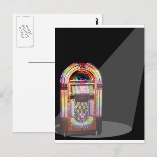 Jukebox Nirvana Briefkaart (Voorkant / Achterkant)