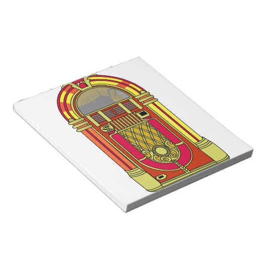 Jukebox Notitieblok (Schuin)