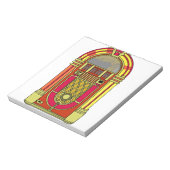 Jukebox Notitieblok (Linkerzijde)