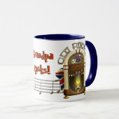Jukebox Old Rocker Persoonlijke Mugs Mok (Voorkant rechts)