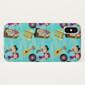 Jukebox Party Kinder Cute Cartoon Characters Patte Case-Mate iPhone Case (Achterkant (horizontaal))