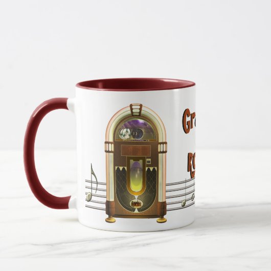 Jukebox Personalized Mugs Mok (Links)