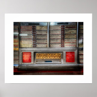 Jukebox Poster Print
