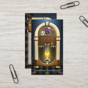Jukebox-profielkaart Visitekaartje
