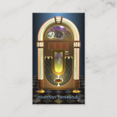 Jukebox-profielkaart Visitekaartje (Voorkant)