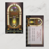 Jukebox-profielkaart Visitekaartje (Voorkant / Achterkant)
