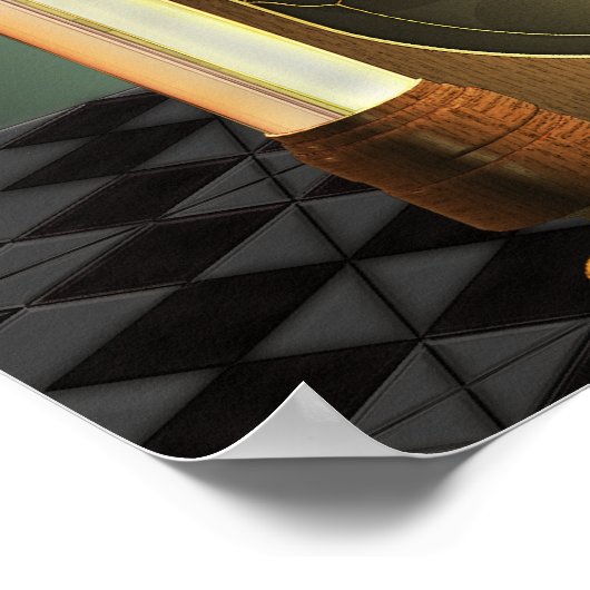 Jukebox Rockaholic Poster (Hoek)