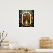 Jukebox Rockaholic Poster (Keuken)