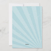 Jukebox sock hopuitnodiging feestdagenkaart (Achterkant)