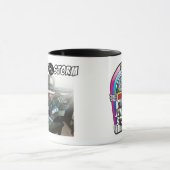 Jukebox Storm koffie mok 2-zijdig, 2-toon (Midden)