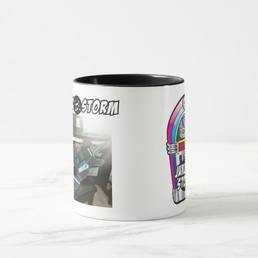 Jukebox Storm koffie mok 2-zijdig, 2-toon (Midden)