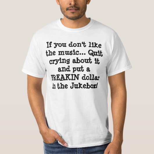 Jukebox T-shirt (Voorkant)