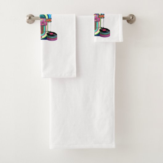 Jukeboxen Bad Handdoek (Insitu)