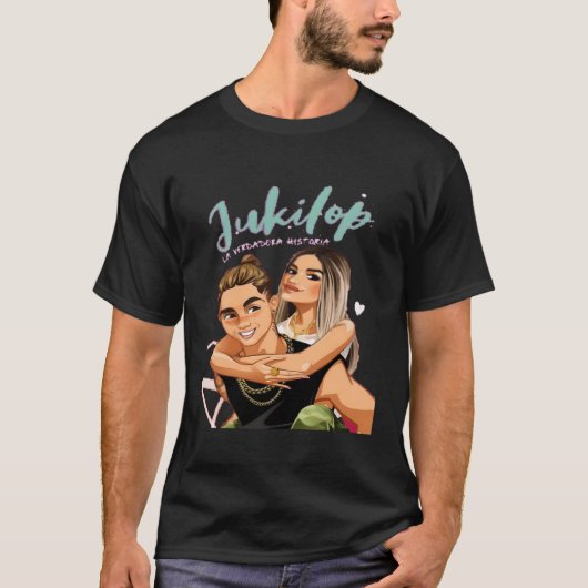 Jukilop het ware verhaal t-shirt (Voorkant)
