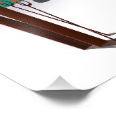 Jukkasjärvi Zweden poster voor de buitenlanders (Hoek)