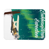 Jukkasjärvi Zweden poster voor de buitenlanders Magneet (Horizontaal)