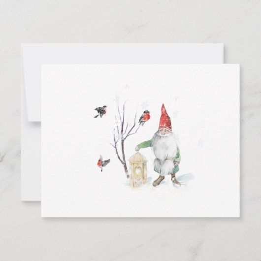 Jul Svensk Gnomes Kaart (Achterkant)