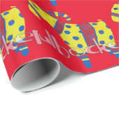 julbocken de Scandinavische Yule Goat Cadeaupapier (Rol Hoek)