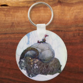 Julbocken Riding Yule Goat Sleutelhanger (Voorkant)
