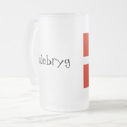 Julebryg Matglas Bierpul (Voorkant links)
