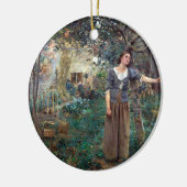 Jules Bastien-Lepage Joan of Arc Poster Keramisch Ornament (Links)