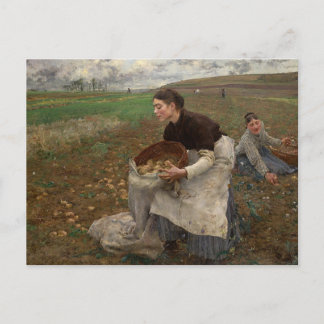 Jules Bastien-Lepage - Oktober Briefkaart