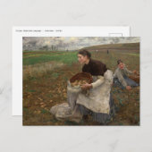 Jules Bastien-Lepage - Oktober Briefkaart (Voorkant / Achterkant)