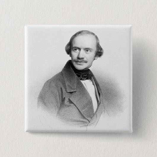 Jules Benedict Vierkante Button 5,1 Cm (Voorkant)