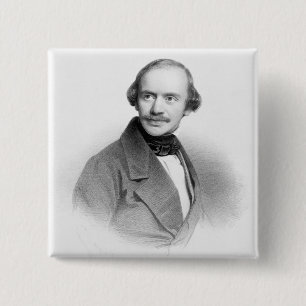 Jules Benedict Vierkante Button 5,1 Cm
