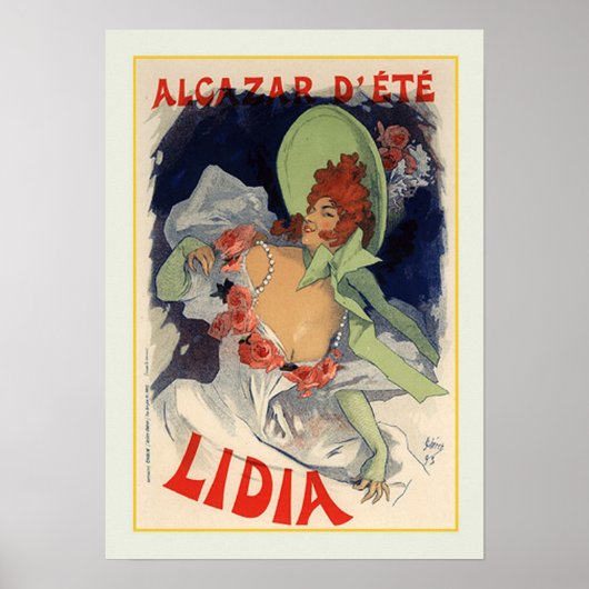 Jules Chéret,1895 Poster (Voorkant)