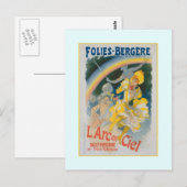 Jules Chéret,advertentie,1890 Briefkaart (Voorkant / Achterkant)